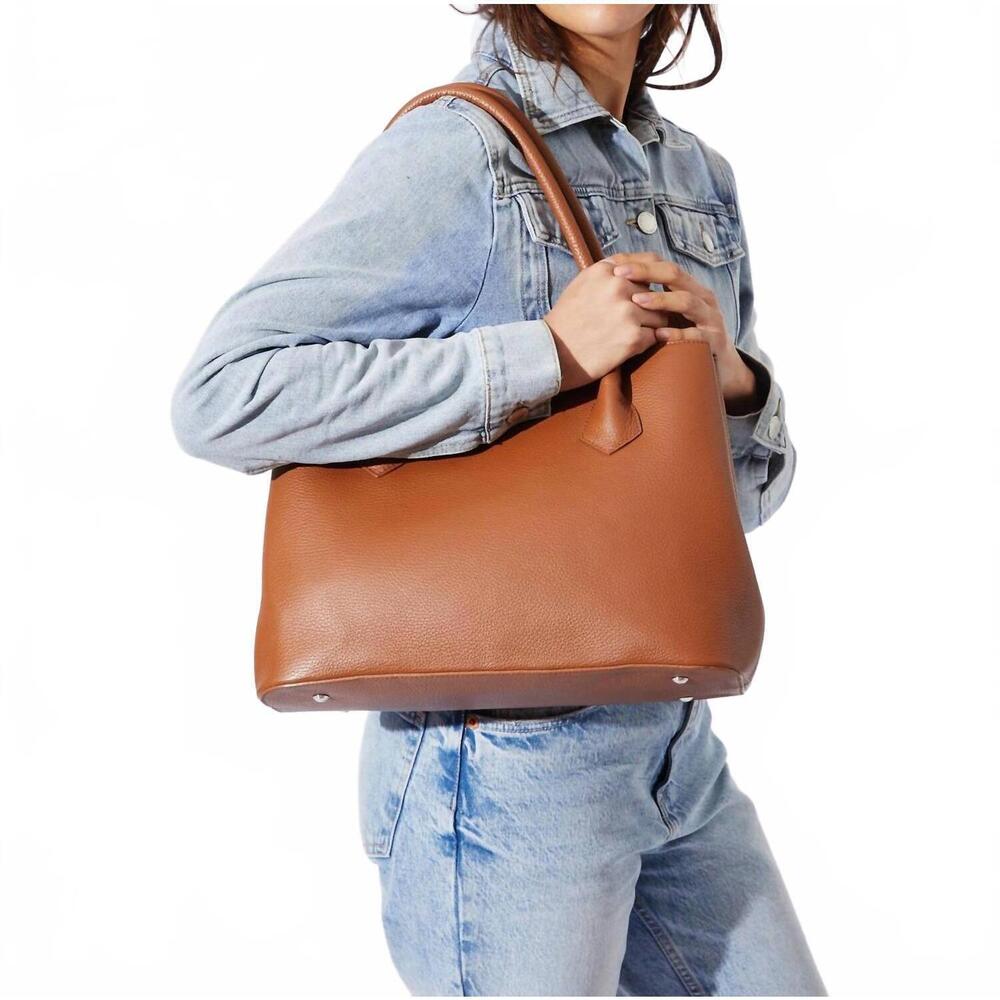 NEW MESCH women's katie tote bag in ivory - Picture 7 of 7